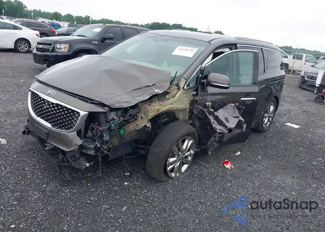 2016 Kia Sedona Sx Luxury from USA, damaged, VIN KNDME5C13G6141933
